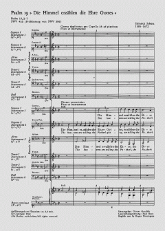 Die Himmel erzählen die Ehre Gottes (Heinrich Schütz) 