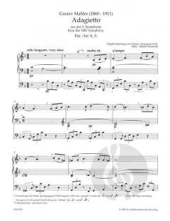 Adagietto aus der 5. Symphonie von Gustav Mahler (Download) 