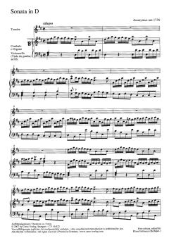 Sonata in D 