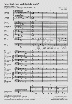 Saul, was verfolgst du mich SWV 415 (op. 12 no. 18) (Heinrich Schütz) 