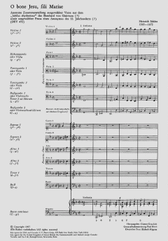 O bone Jesu, fili Mariae (O mein Herr Jesus) SWV 471 (Heinrich Schütz) 