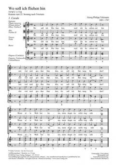 Wo soll ich fliehen hin TVWV 1:1724 von Georg Philipp Telemann (Download) 