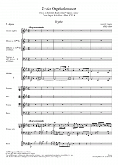 Große Orgelsolomesse in Es von Joseph Haydn 