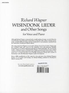 Wesendonk Lieder And Other Songs For Voice And Piano von Richard Wagner 