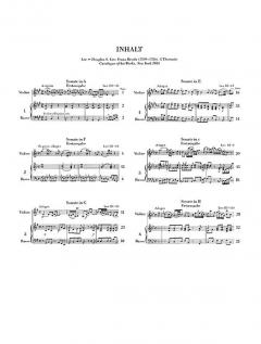 6 Sonaten von Franz Benda für Violine und Basso continuo im Alle Noten Shop kaufen