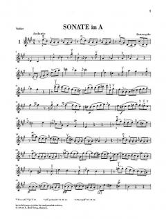 6 Sonaten von Franz Benda für Violine und Basso continuo im Alle Noten Shop kaufen