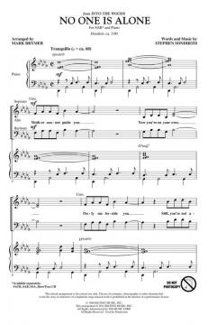 No One Is Alone von Stephen Sondheim (Download) 