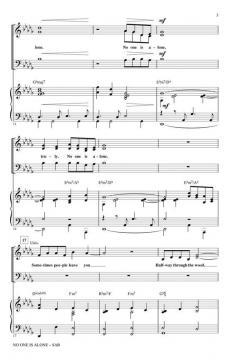 No One Is Alone von Stephen Sondheim (Download) 