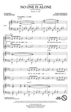 No One Is Alone von Stephen Sondheim (Download) 
