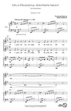 On A Peaceful Winter's Night von John Purifoy (Download) 
