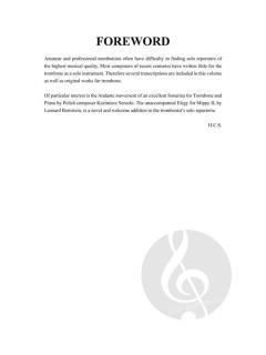 Solos For The Trombone Player 