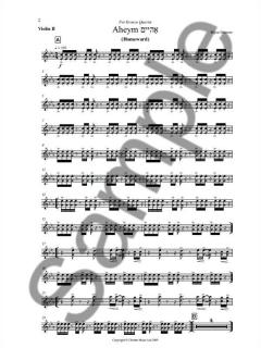 Aheym (String quartet score and parts) von Bryce Dessner (Download) 
