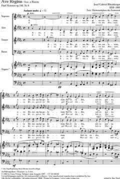 Ave Regina caelorum (Ave, o Herrin) (Joseph Gabriel Rheinberger) 