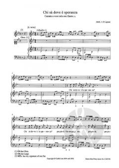 Chi sa dove è speranza? von Anonymer Meister (17. Jh.)/Alessandro Scarlatti 