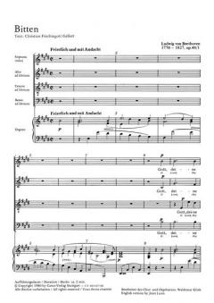 Bitten op. 48,1 von Ludwig van Beethoven (Download) 