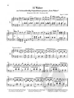 Tänze, Auswahl von Franz Schubert 