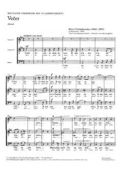 Vecer (Abend) (Pjotr Iljitsch Tschaikowski) 