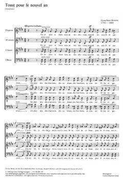 Toast pour le nouvel an von Gioacchino Rossini (Download) 