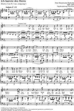 Ich harrete des Herrn Es-Dur op. 52, 5 (Felix Mendelssohn Bartholdy) 