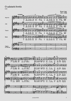 Ave Maria; O salutaris hostia (Franz Liszt) 