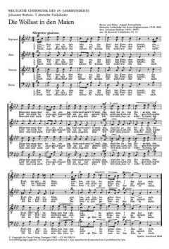 Fünf deutsche Volkslieder (Johannes Brahms) 