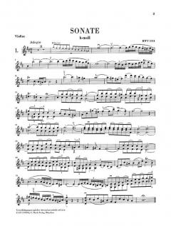 Sonaten Nr. 1-3 BWV 1014-1016 von Johann Sebastian Bach für Violine und Klavier (Cembalo) im Alle Noten Shop kaufen
