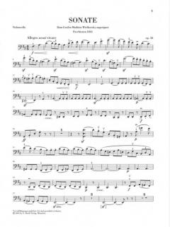 Sonate für Klavier und Violoncello D-dur op. 58 von Felix Mendelssohn Bartholdy im Alle Noten Shop kaufen