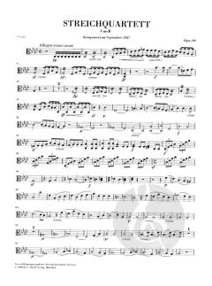 Streichquartett f-moll op. post. 80 von Felix Mendelssohn Bartholdy im Alle Noten Shop kaufen (Stimmensatz)