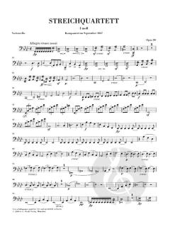Streichquartett f-moll op. post. 80 von Felix Mendelssohn Bartholdy im Alle Noten Shop kaufen (Stimmensatz)