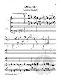 Klavierkonzert a-moll op. 16 von Edvard Grieg im Alle Noten Shop kaufen