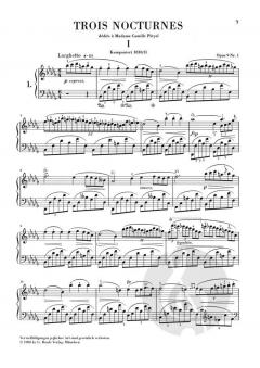 Nocturnes von Frédéric Chopin 