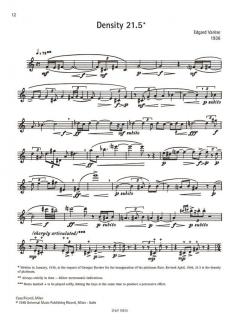 15 Solos pour Flute du XXe Siecle 