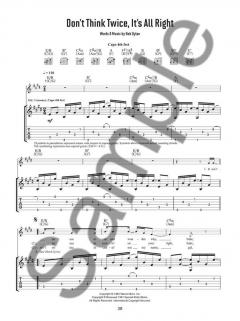 Guitar Tab Collection von Bob Dylan 