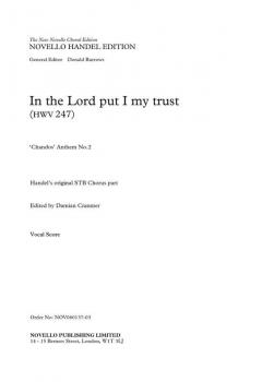 In The Lord Put I My Trust HWV 247 von Georg Friedrich Händel 