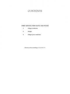 First Sonata for Flute and Piano von Bohuslav Martinu 
