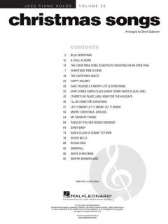 Jazz Piano Solos Series Vol. 25: Christmas Songs 