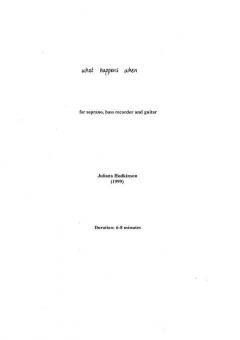 What Happens When (Juliana Hodkinson) 
