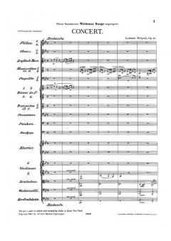 Concerto pour piano von Ludomir Rozycki 
