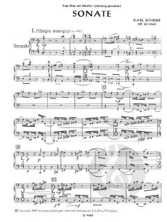 Sonate op. 29 von Karl Schiske 