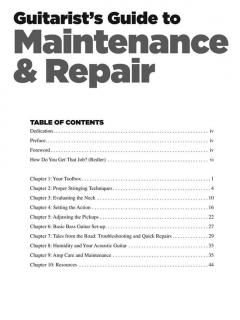 Guitarist's Guide To Maintenance & Repair (Dave Rubin) 