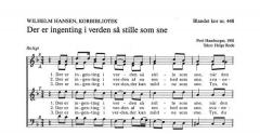 Der Er Ingenting I Verden Sa Stille Som Sne 
