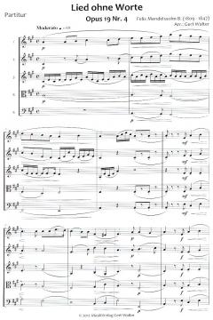 Lied ohne Worte, op. 19, 4 (Felix Mendelssohn Bartholdy) 
