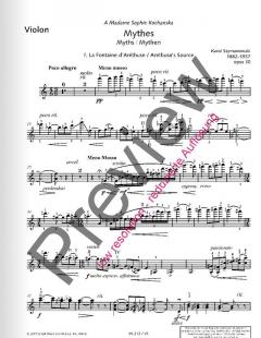 Mythes op. 30 von Karol Szymanowski 