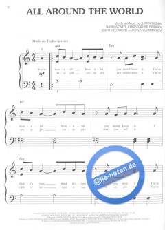 Best Of Justin Bieber For Big-Note Piano 