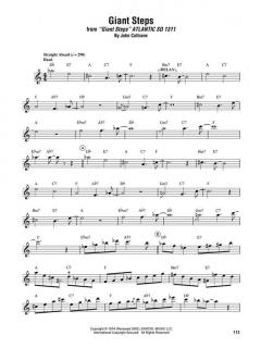 John Coltrane Omnibook von J. Coltrane 