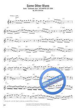 John Coltrane Omnibook von J. Coltrane 