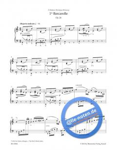 Barcarolles von Gabriel Fauré (Download) 