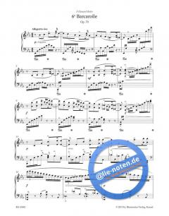 Barcarolles von Gabriel Fauré (Download) 