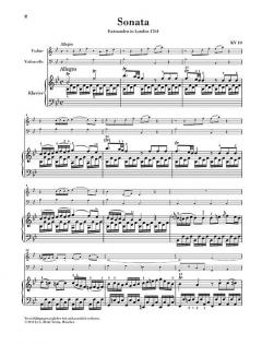 Wunderkind-Sonaten Band 2 KV 10-15 von Wolfgang Amadeus Mozart für Klavier und Violine (mit Violoncello) im Alle Noten Shop kaufen