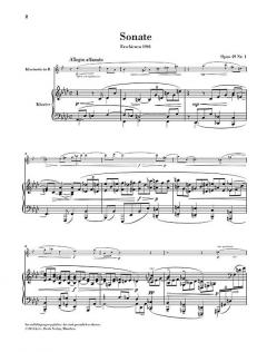 Sonaten und Stücke für Klarinette und Klavier von Max Reger 